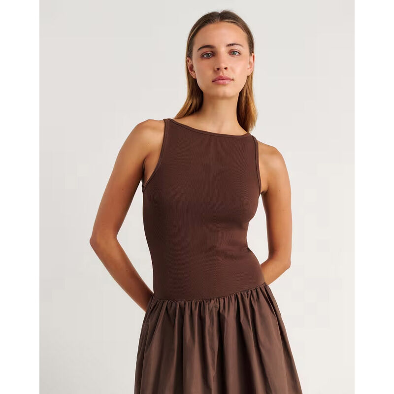 JAG Emma Mixed Media Dress image number 6